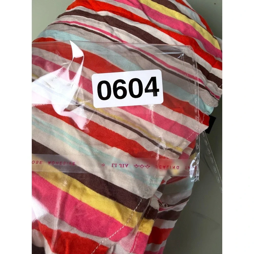 Torrid Dress Women's Size 3 Orange‎ Striped Sleevless Festival Eclectic Vacation